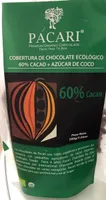 Cobertura chocolate ecológico 60%