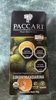 Chocolate Orgánico con sabor a LIMÓN MANDARINA