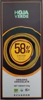 Chocolate 58% cacao fino de aroma