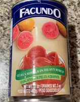 Guava shells in heavy syrup
