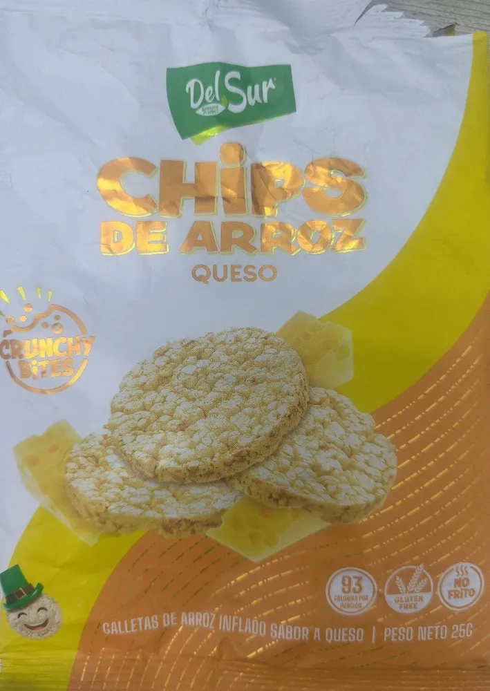 Chips de Arroz Sabor Queso