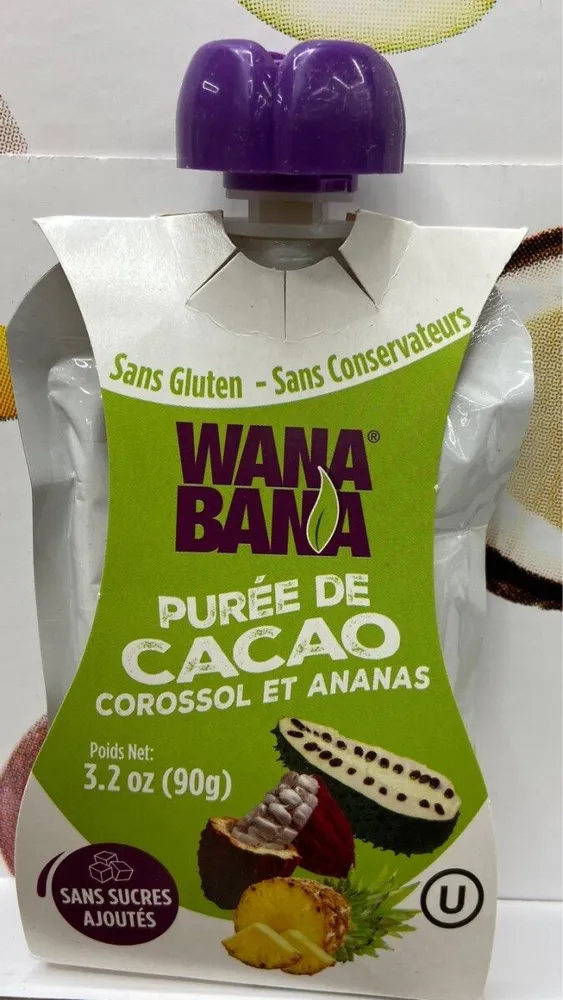 Cacao, corossol et ananas