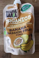 Banana & passion fruit purée
