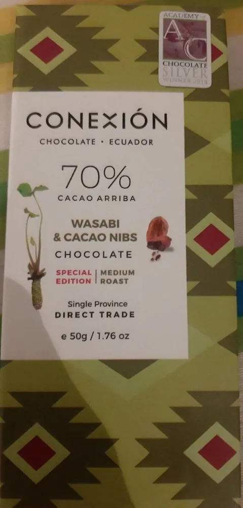 Chocolate wasabi & cacao nibs