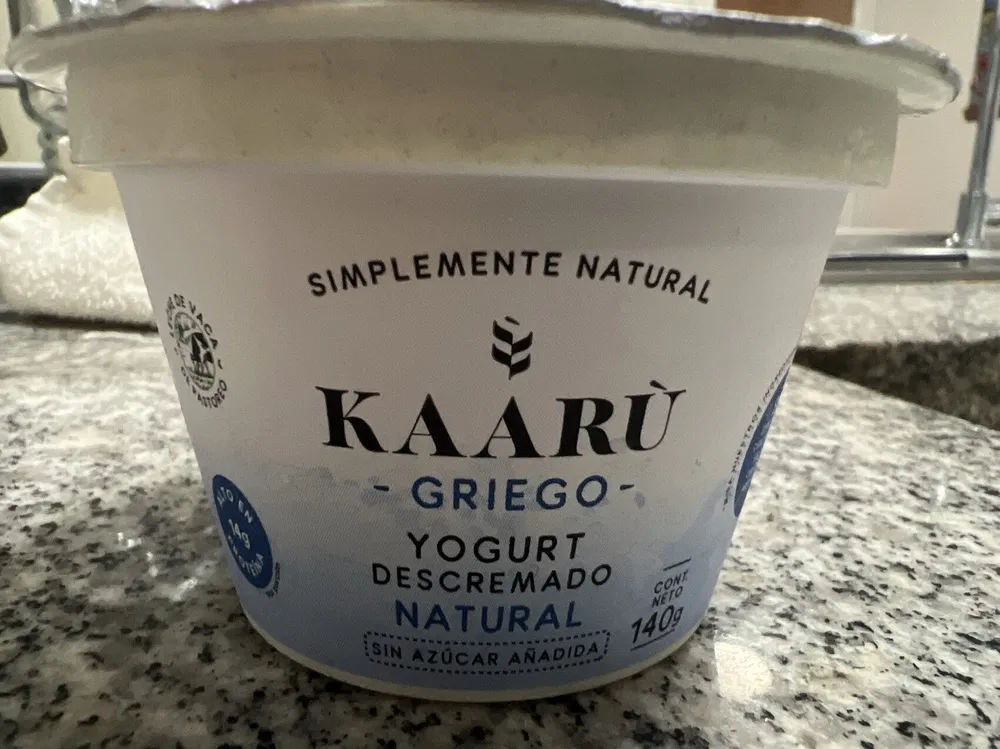 Yogurt descremado natural