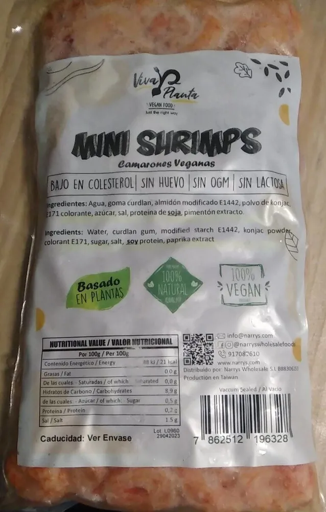 Camarones veganos