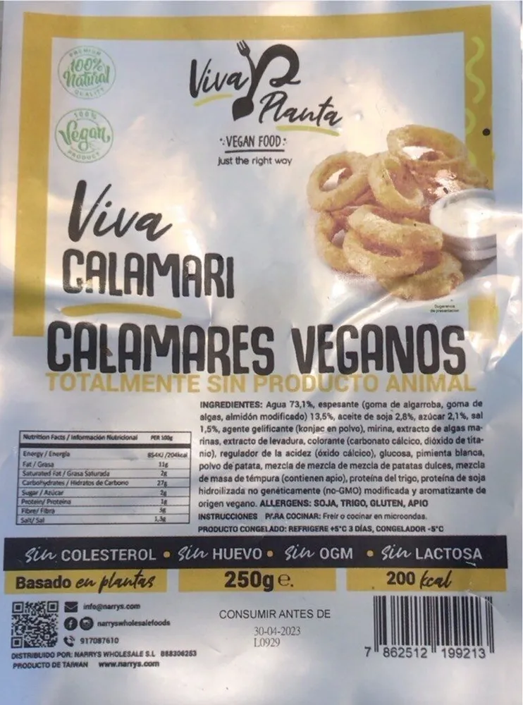 Calamares veganos