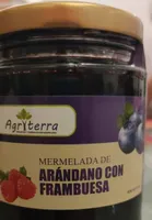 Mermelada de arandano con frambuesa