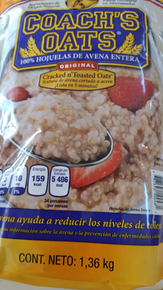 Hojuelas de avena entera Original