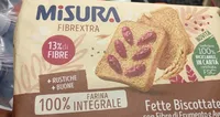 Fette biscottate con fibre di frumento e avena