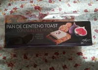 Pan de centeno toast con nueces e higos