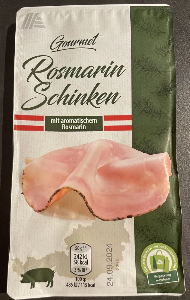 Rosmarin Schinken