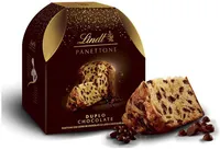Panettone Com Gotas De Chocolate Ao Leite Duplo Chocolate Lindt Caixa 400g