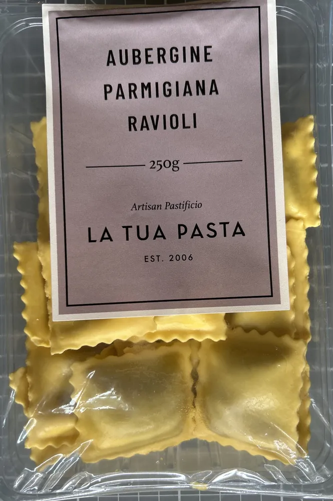 Aubergine Parmigiana Ravioli