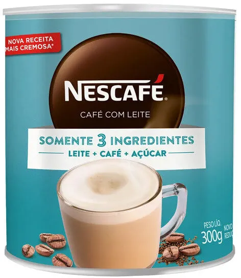 Café Com Leite Solúvel Nescafé Lata 300g