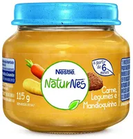 Sopinha Carne, Legumes E Mandioquinha Naturnes Vidro 115g