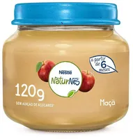 Papinha Maçã Naturnes Vidro 120g