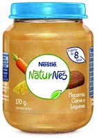 Sopinha Macarrão, Carne E Legumes Naturnes Vidro 170g