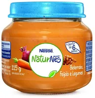 Sopinha Beterraba, Feijão E Legumes Naturnes Vidro 115g