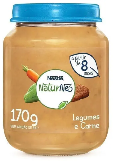 Sopinha Legumes E Carne Naturnes Vidro 170g