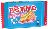 Biscoito Wafer Recheio Morango Passatempo Pacote 20g