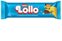 Bombom Chocolate Recheio Leite Maltado Lollo Pacote 28g