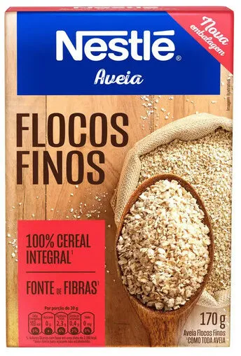 Aveia Em Flocos Finos Nestlé Caixa 170g