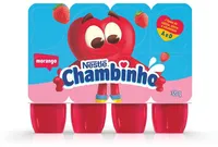 Queijo Petit Suisse Morango Chambinho Bandeja 320g 8 Unidades