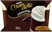 Sobremesa Láctea Com Chantilly Chocolate Chandelle Bandeja 200g 2 Unidades