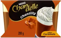 Sobremesa Láctea Com Chantilly Caramelo Chandelle Bandeja 200g 2 Unidades