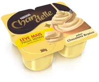 Sobremesa Láctea Chocolate Branco Chandelle Bandeja 360g 4 Unidades Leve Mais Pague Menos