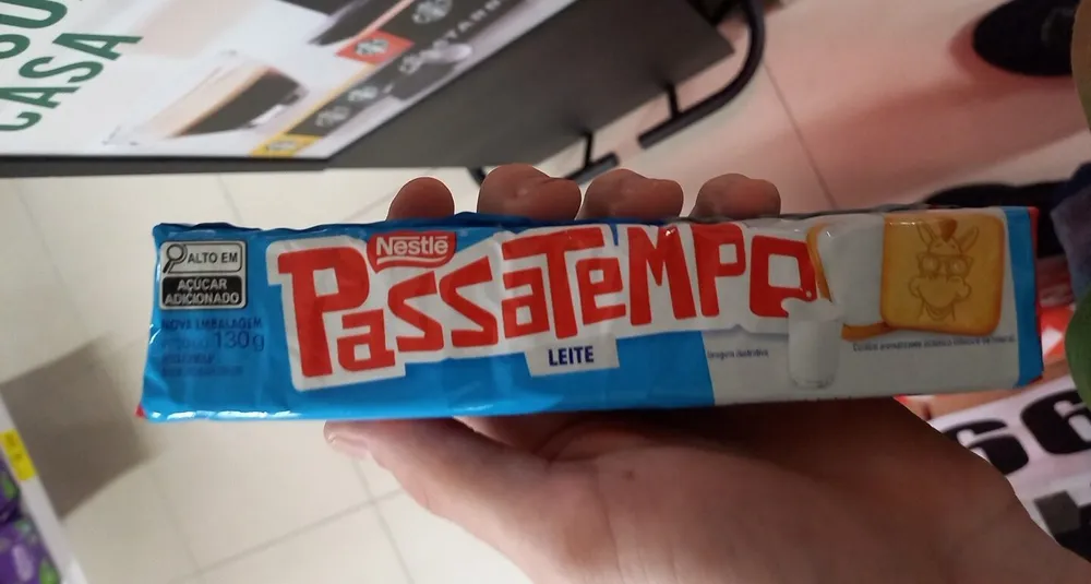 BISC RECH PASSATEMPO LEITE 130G NESTLE