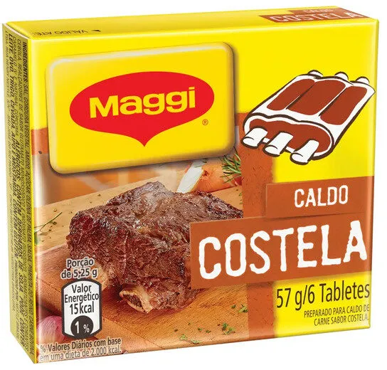 Caldo Tablete Costela Maggi Caixa 57g 6 Unidades