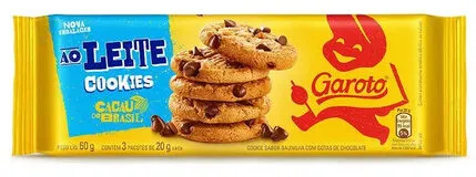 Biscoito Cookie Original Garoto Pacote 60g