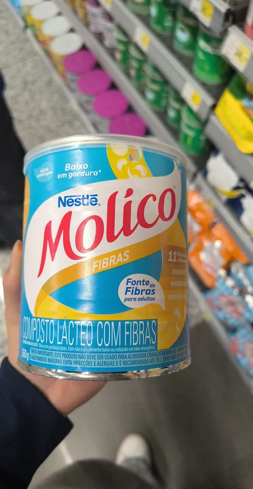 Composto Lácteo Fibras Molico Lata 260g