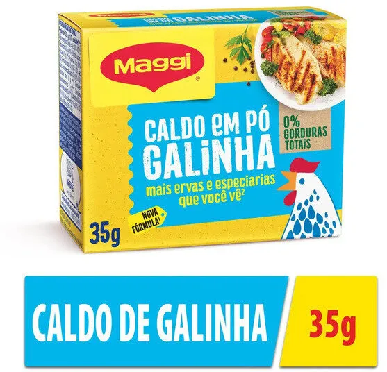 Caldo Pó Galinha Maggi Caixa 35g 5 Unidades
