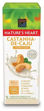 Bebida à Base De Castanha De Caju Natures Heart Caixa 1l