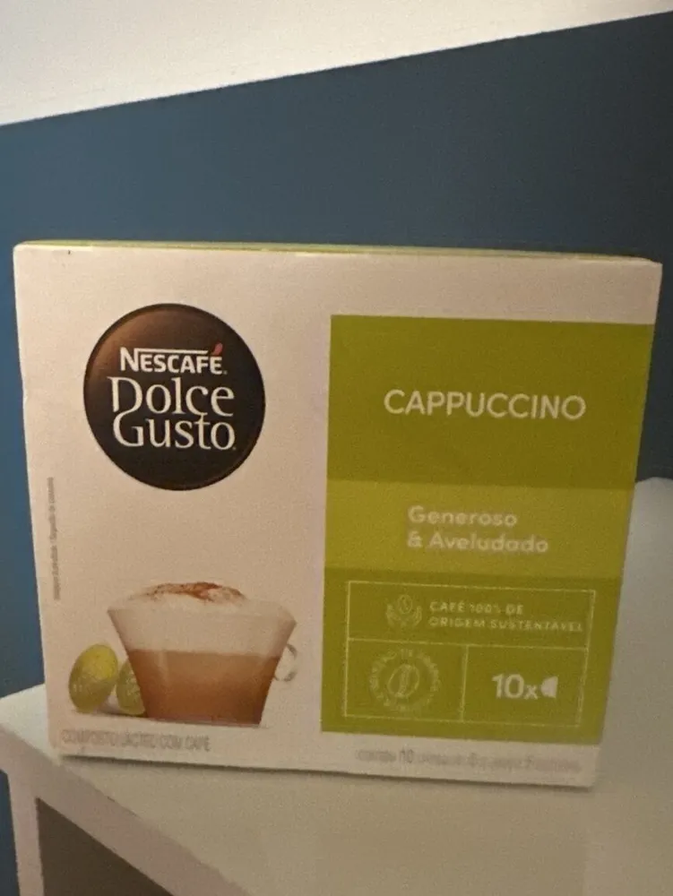 Cappuccino Em Cápsula Nescafé Dolce Gusto Caixa 117g 10 Unidades