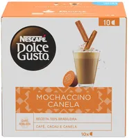 Mochaccino Em Cápsula Canela Nescafé Dolce Gusto Caixa 172g 10 Unidades