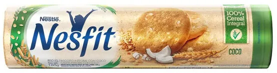 Biscoito Integral Coco Nesfit Pacote 160g