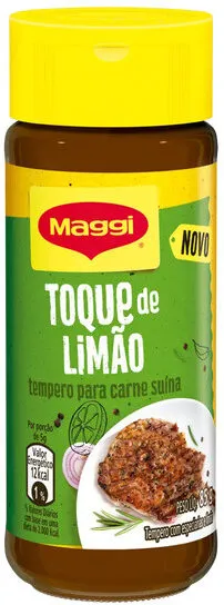 Tempero Para Carne Suína Toque De Limão Maggi Vidro 85g