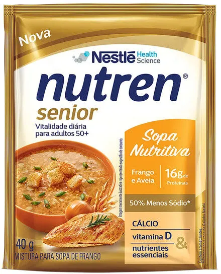 Sopa Frango E Aveia Nutren Senior Sachê 40g