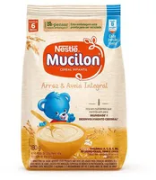 Cereal Infantil Integral Arroz Aveia Mucilon Pacote 180g