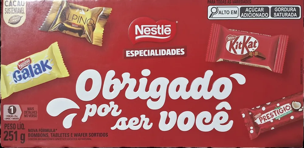 Bombom Nestlé Especialidades