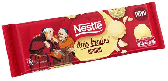 Chocolate Branco Dois Frades Pacote 500g