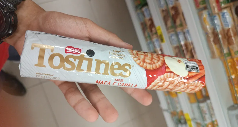 Biscoito maça e canela