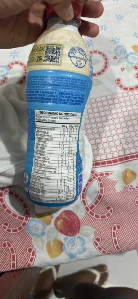 Molico zero sabor baunilha