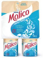 Iogurte Baunilha Zero Lactose Molico Bandeja 360g 4 Unidades