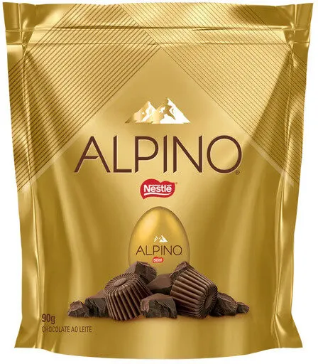 Miniovos De Chocolate Ao Leite Alpino Nestlé Pouch 90g