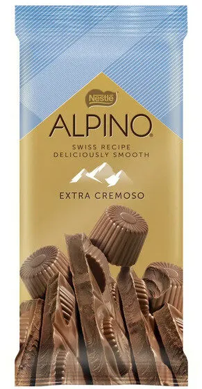 Chocolate Ao Leite Extracremoso Alpino Pacote 85g